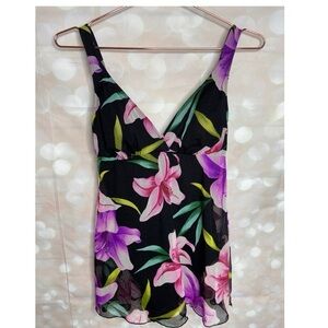 Tropical Floral One-Piece Swimsuit 10